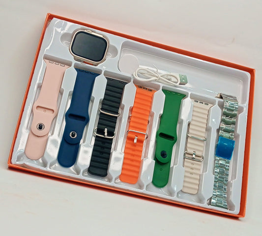 Ultra Smart Watch With 7 Straps GADGESTYLE 